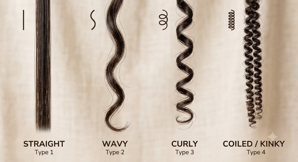Different Hair Types Hair care routine
