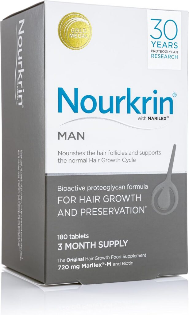 Nourkrin supplements, healthy hair, hair growth, science, men