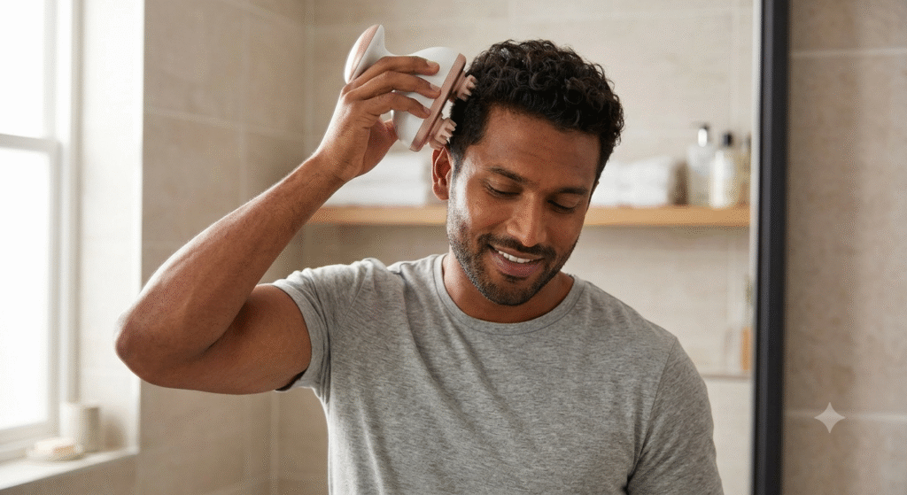 Hair massagers for growth